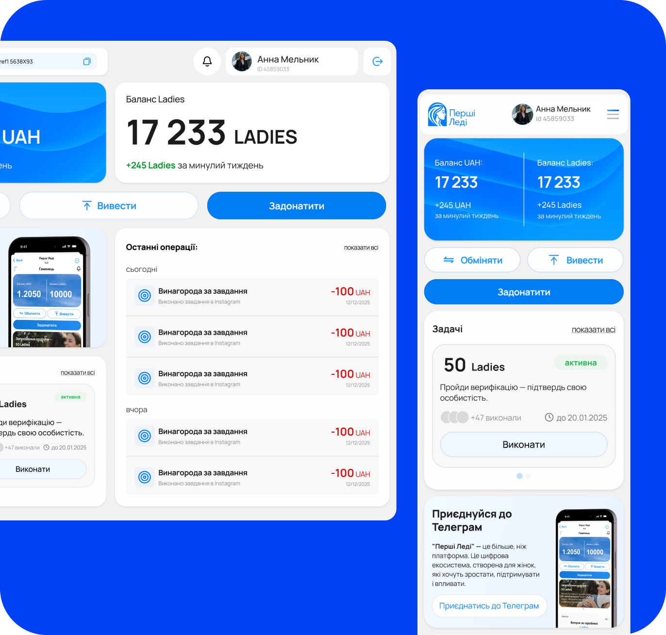 Інтерфейс LADIES